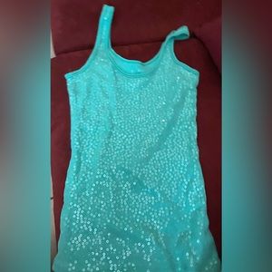 Aeropostale turquoise, medium tank top